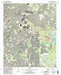 1992 Map of Stone Mountain, GA — High-Res | Pastmaps